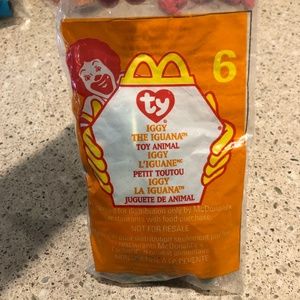 NIB Ty Teenie Beanie Baby Iguana
